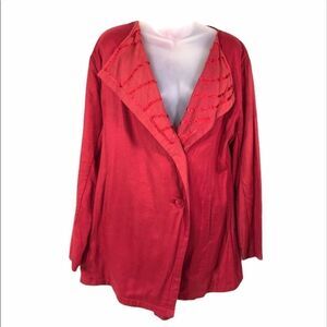 Sweater Girl red blazer coat jacket EUC Small